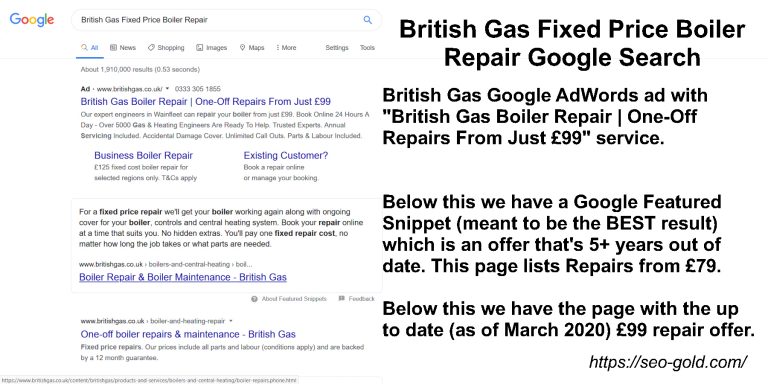 British Gas Fixed Price Boiler Repair Google Search